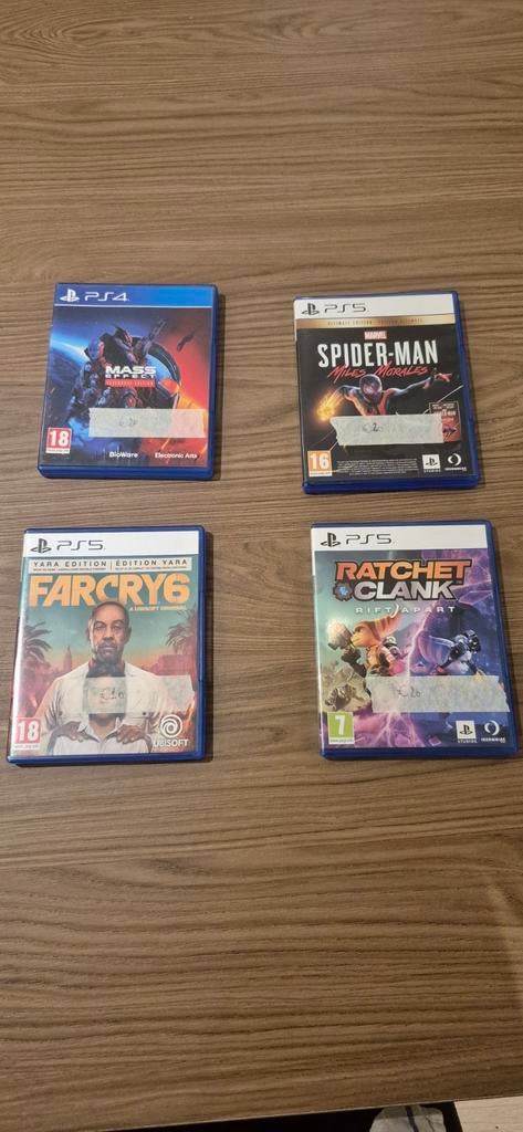 Playstation spellen, Ophalen