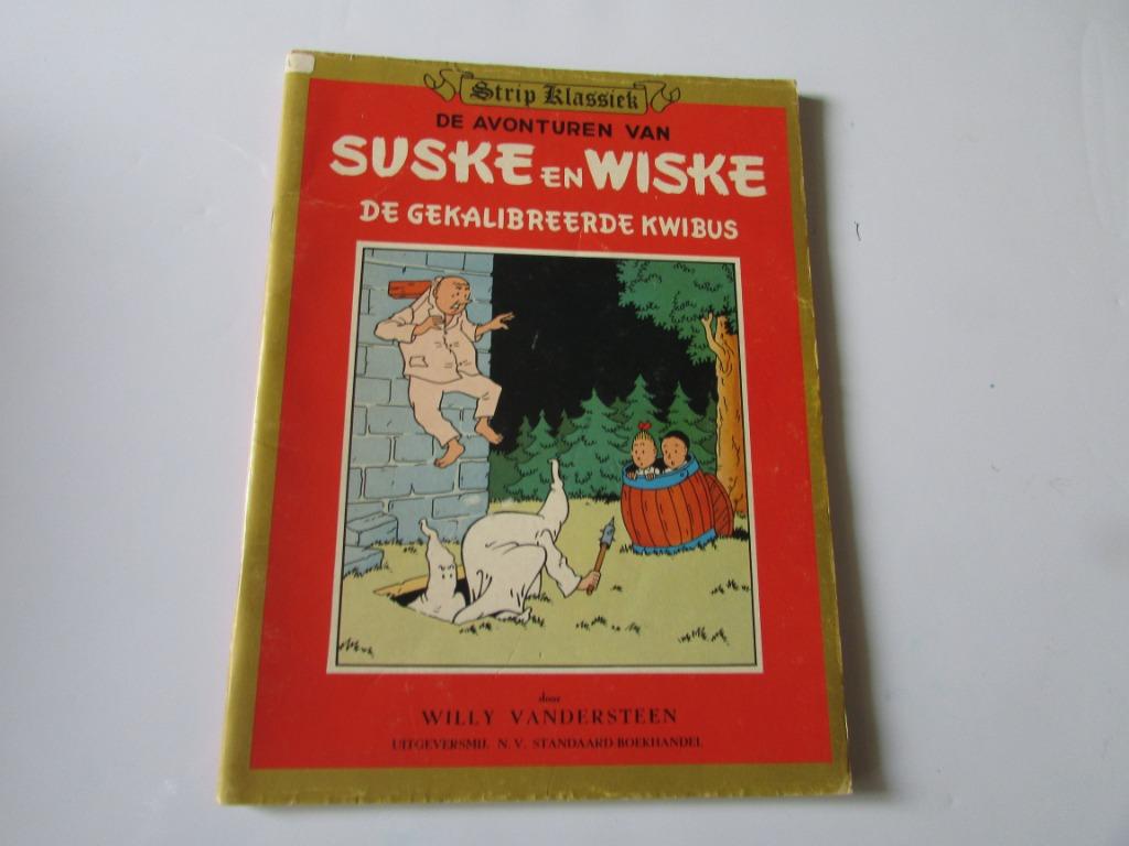 SUSKE EN WISKE, DE GEKALIBREERDE KWIBUS, Boeken, Gelezen, Willy Vandersteen, Eén stripboek, Ophalen of Verzenden