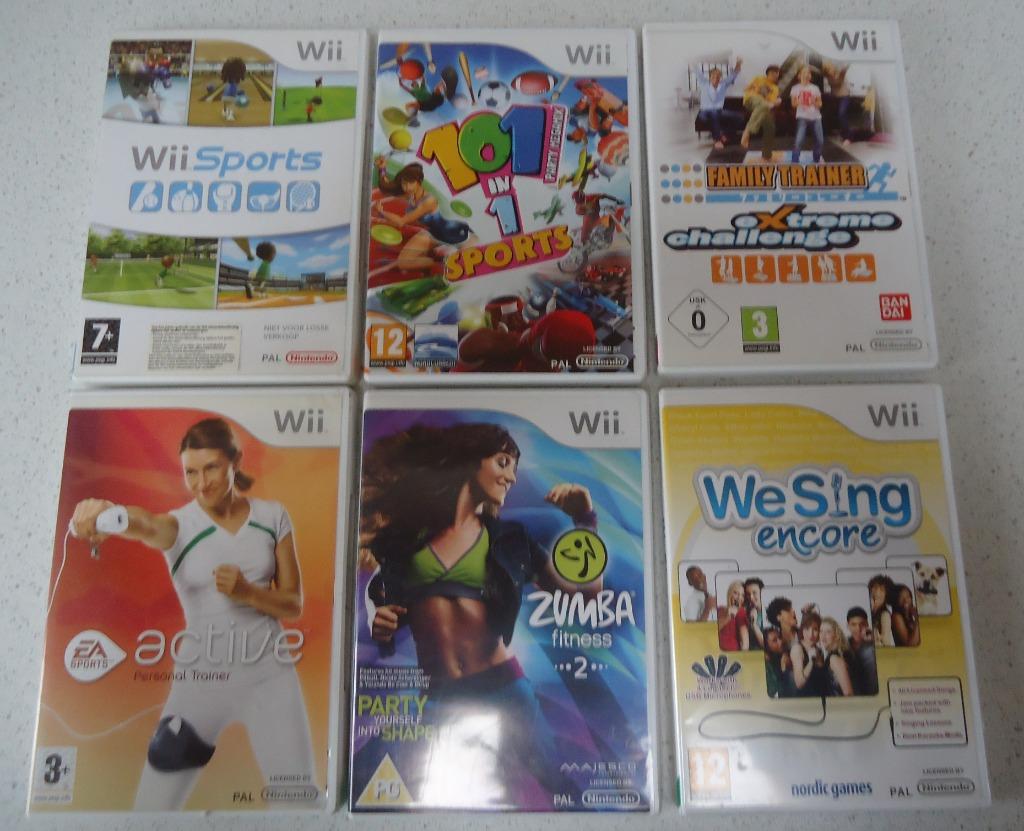 Lot 5 met 4 WII Spelletjes in prima staat !!, Games en Spelcomputers, Ophalen of Verzenden, Zo goed als nieuw