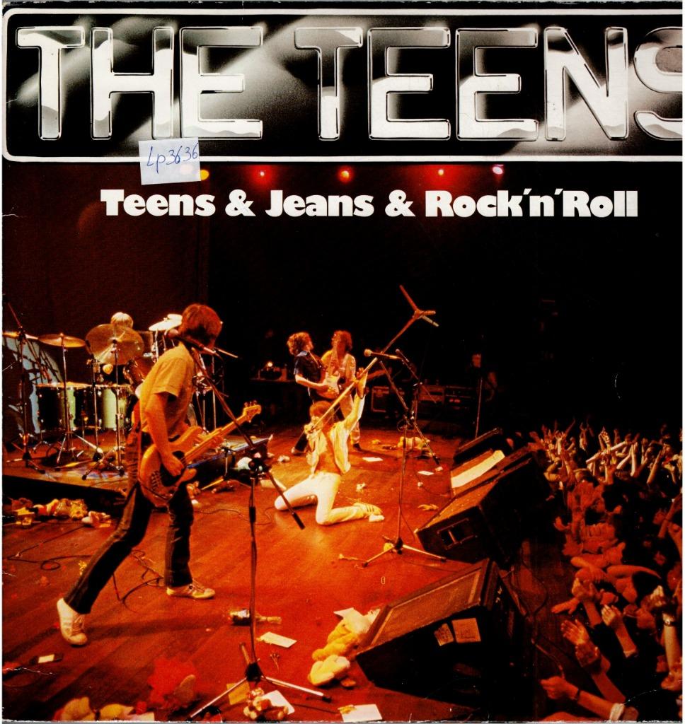 Vinyl, LP   -    The Teens – Teens & Jeans & Rock 'n' Roll, Ophalen of Verzenden, Overige formaten