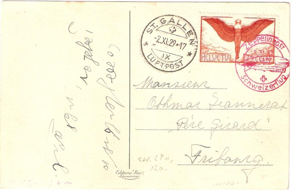 philatélie Zeppelin, Enlèvement ou Envoi, Enveloppe