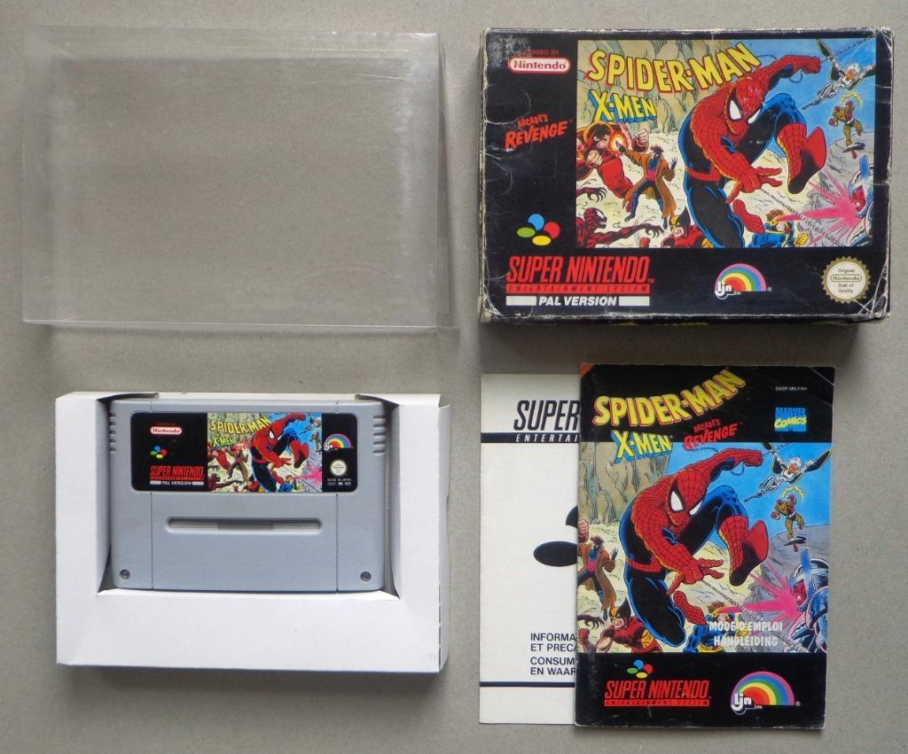 Spiderman X-Men Arcade's Revenge voor de SNES Compleet, Ophalen of Verzenden, Gebruikt