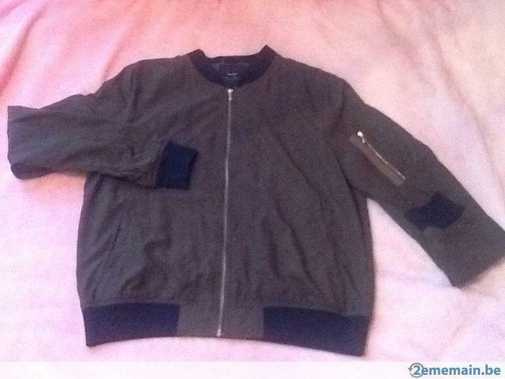 Veste en toile Zara basic T M, Ophalen of Verzenden, Gedragen, Maat 38/40 (M), Groen