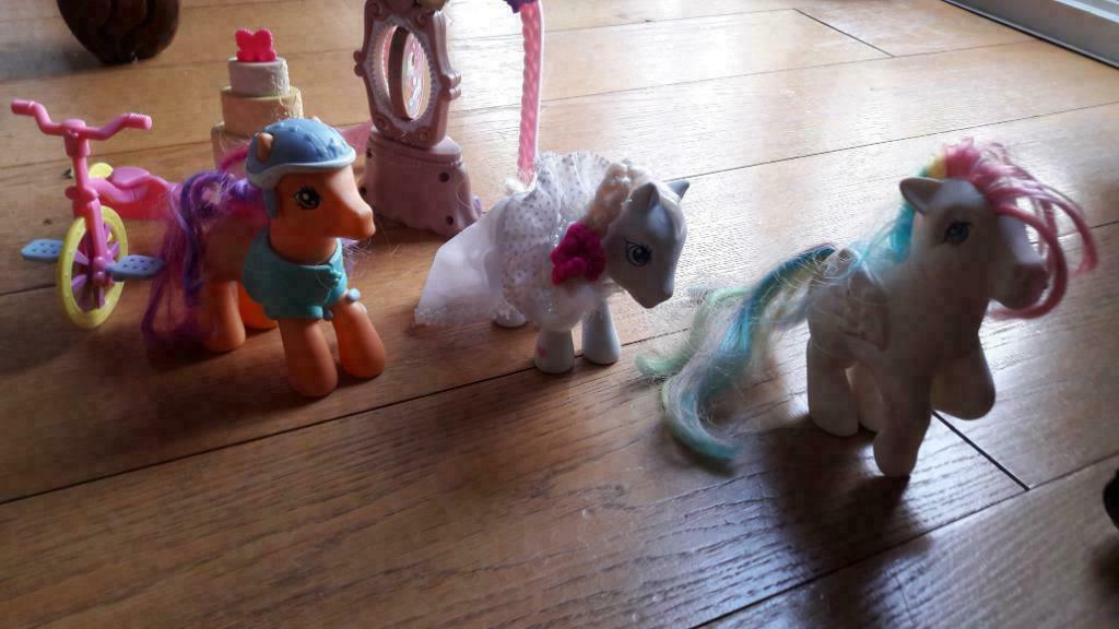 my little pony 3 paardjes en..., Kinderen en Baby's, Speelgoed | My Little Pony, Ophalen of Verzenden, Gebruikt