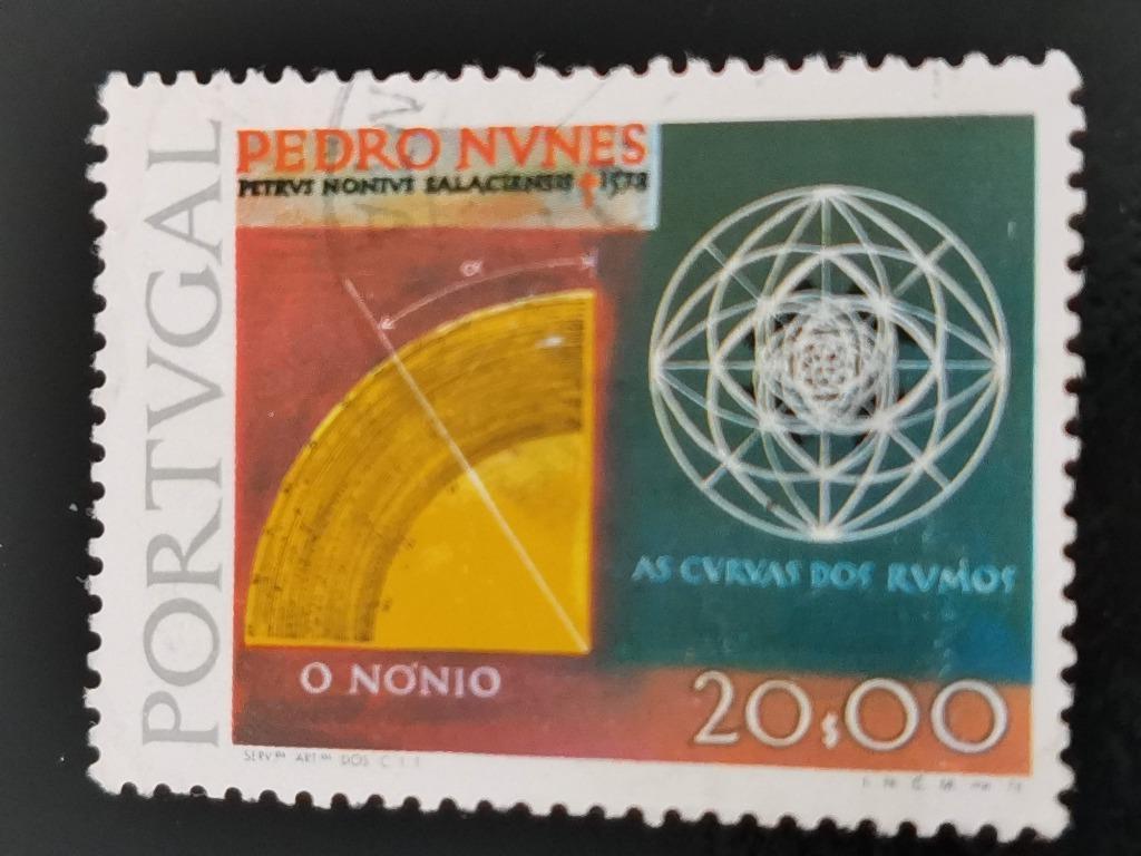 Portugal 1978 - 400 ans de la mort de Pedro Nunez, Enlèvement ou Envoi, Portugal, Affranchi