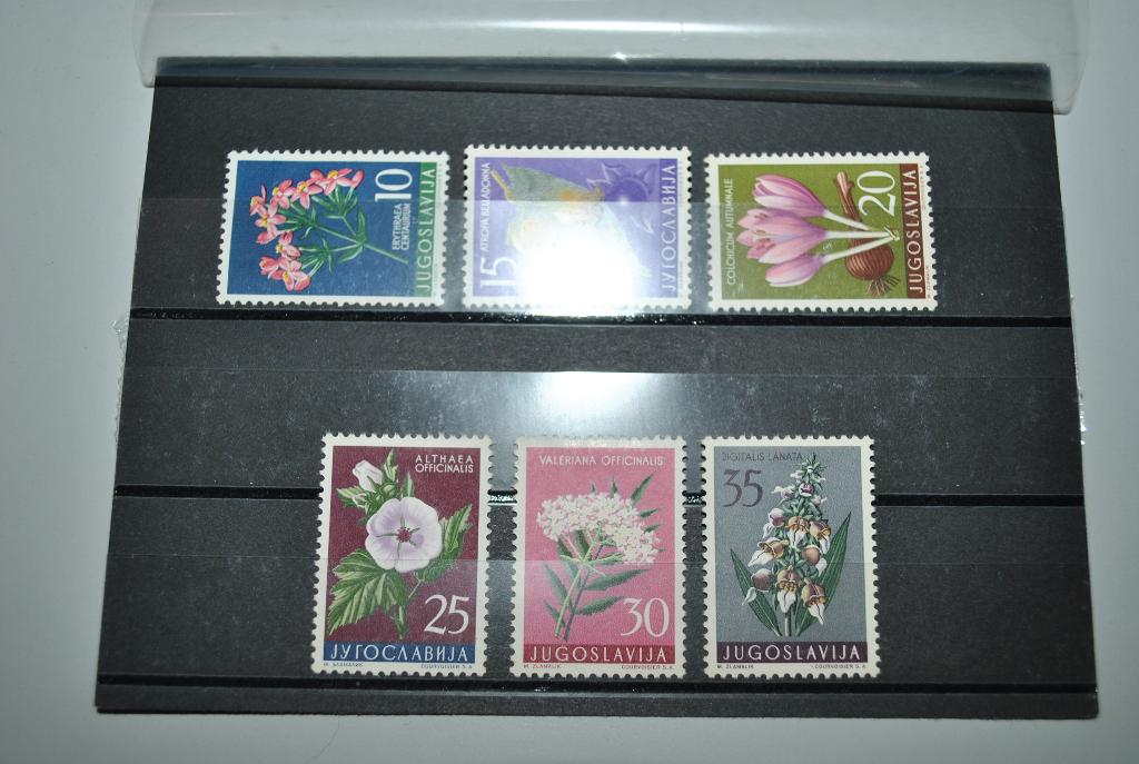 Yougoslavie 1957 Flore MH, Envoi, Yougoslavie, Non oblitéré