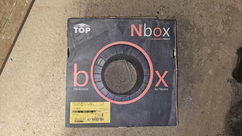 Kabel Nbox 3 x 2,5mm2, 120m, Ophalen, Nieuw, Kabel of Snoer