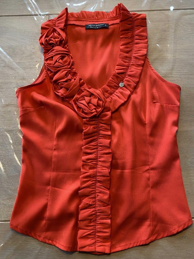 Heel mooie blouse, Rouge, Taille 36 (S), Rinascimento, Comme neuf