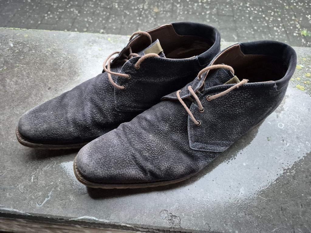 Halfhoge schoenen Floris van Bommel maat 45, Ophalen, Zwart, Floris van Bommel, Gedragen