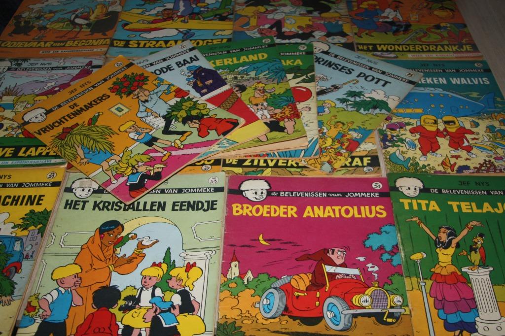 lot van 18 oude Jommeke stripverhalen ( 1e en herdruk ), Ophalen of Verzenden, Meerdere stripboeken, Gelezen, Jef Nys