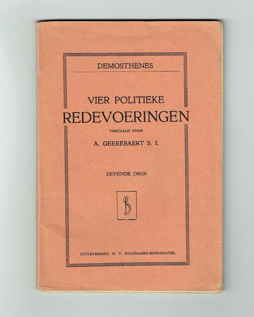 Boek-4 politieke redevoeringen (Demosthenes), Ophalen of Verzenden, Gelezen, Overige niveaus