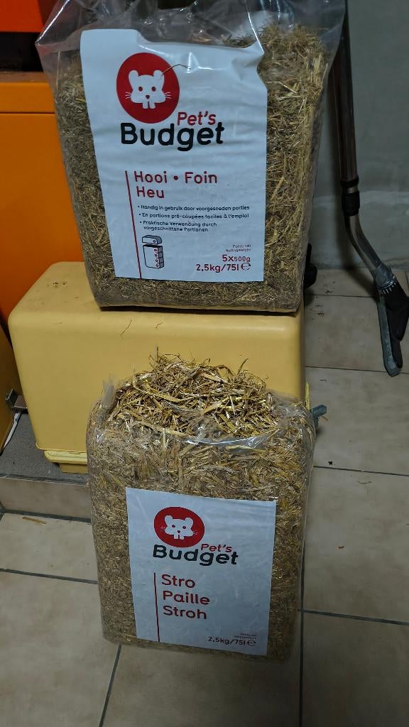 2 pakjes hooi, Ophalen, Nieuw, Verzorging
