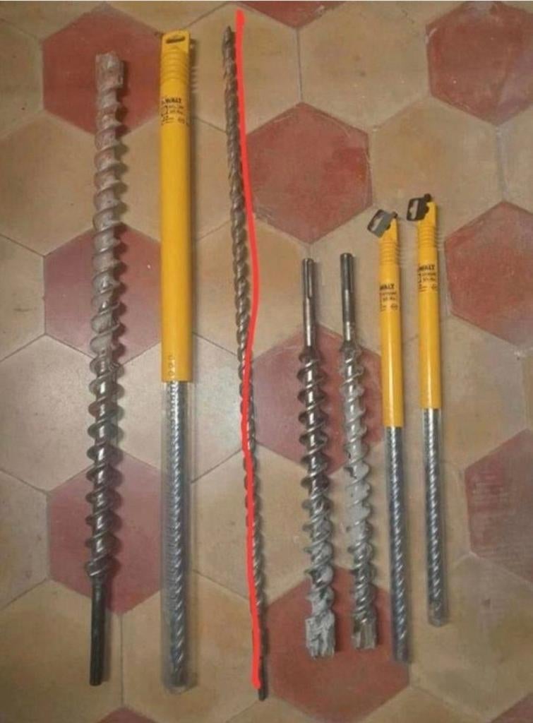 Mèche sds max, Enlèvement, Comme neuf, Marteau perforateur et/ou Marteau piqueur, Mécanisme de percussion