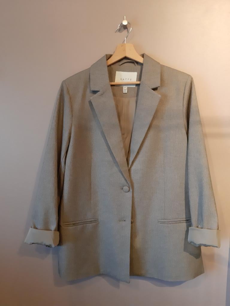 Mooie gevoerde blazer maat 40, Maat 38/40 (M), Bruin, Kaffe, Ophalen of Verzenden