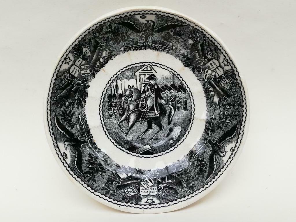 Napoleon - Faiencerie de Jemappes - schoteltje in faience, Antiek en Kunst, Ophalen of Verzenden