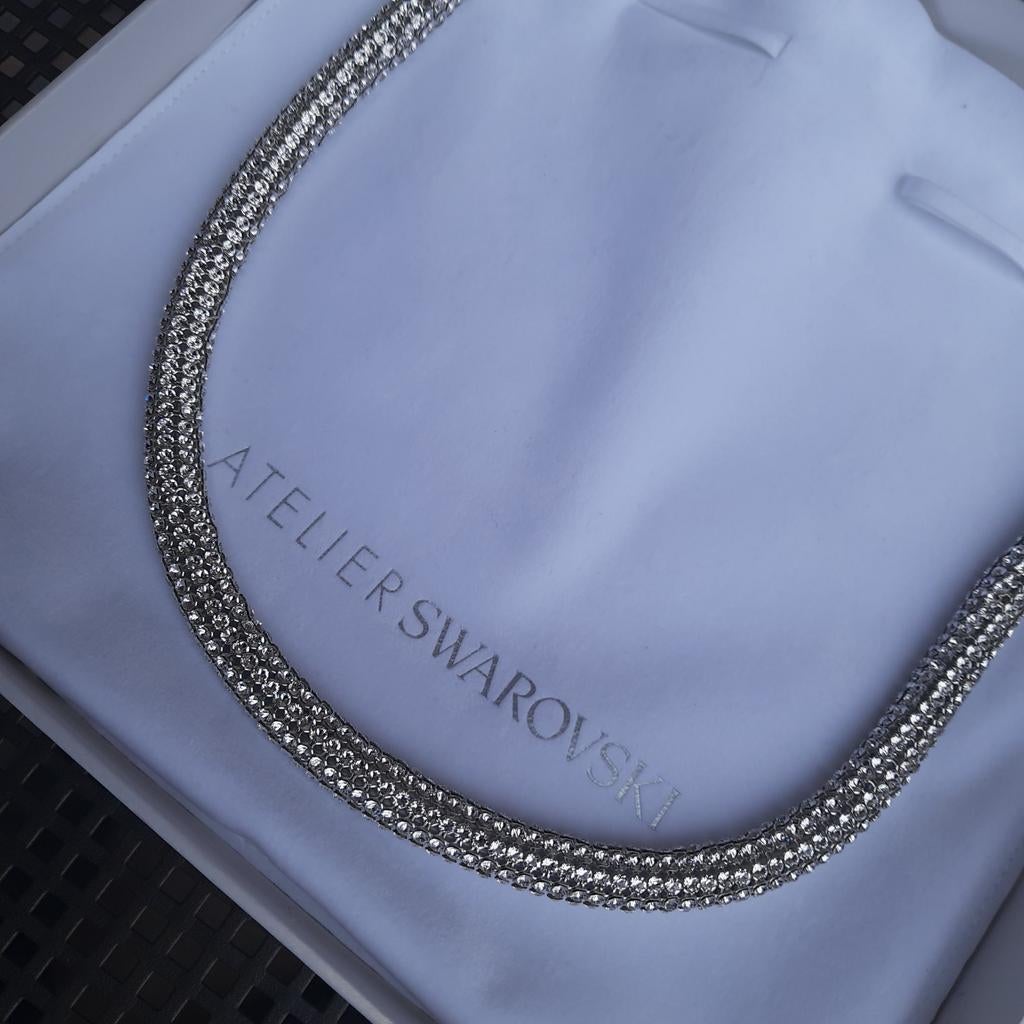 COLLIER LONG ATELIER SWAROVSKI 100es CRISTAUX * NEUF *, ANDERE, Enlèvement, Neuf