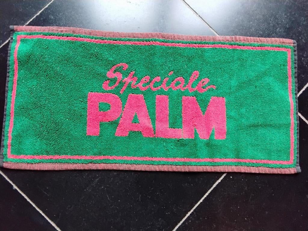 Speciale palm toogdoek toogmat, Verzamelen, Biermerken, Ophalen of Verzenden, Palm