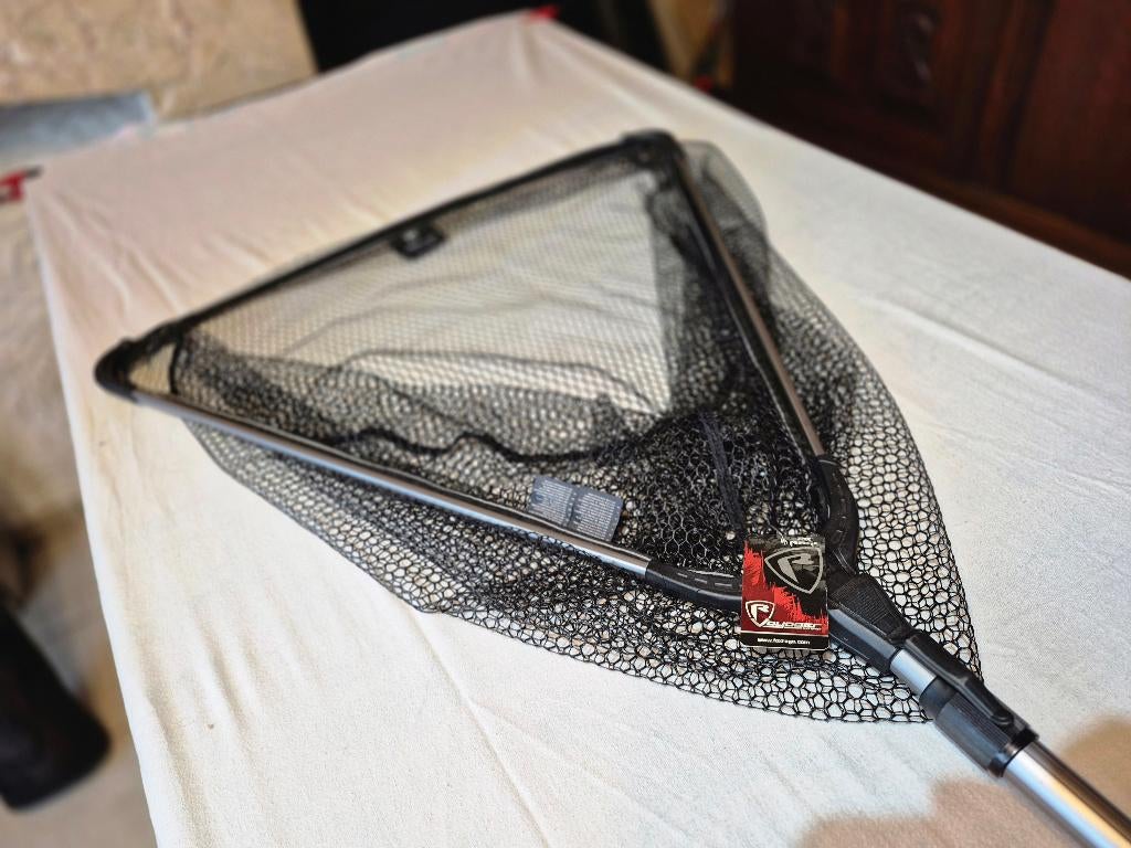Fox Rage Warrior Rubber Mesh Schepnet 70cm 2.40 Meter, Ophalen, Nieuw, Net of Fuik