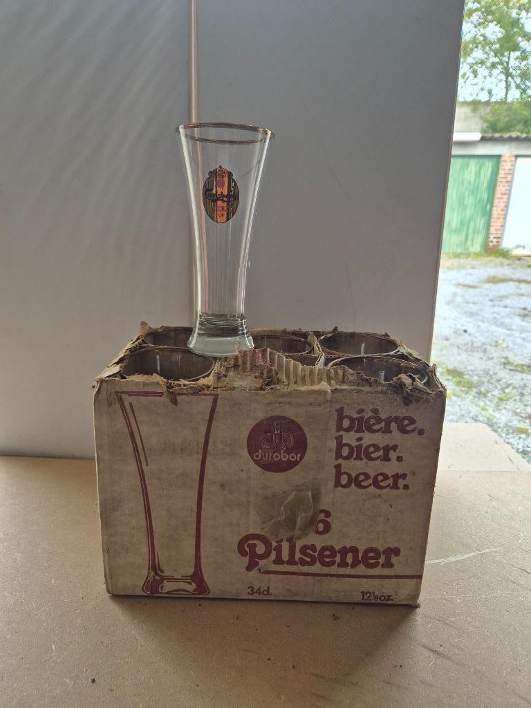 Verre Carlsberg (modèle 6), Collections, Marques de bière, Enlèvement ou Envoi, Utilisé, Verre ou Verres, Autres marques
