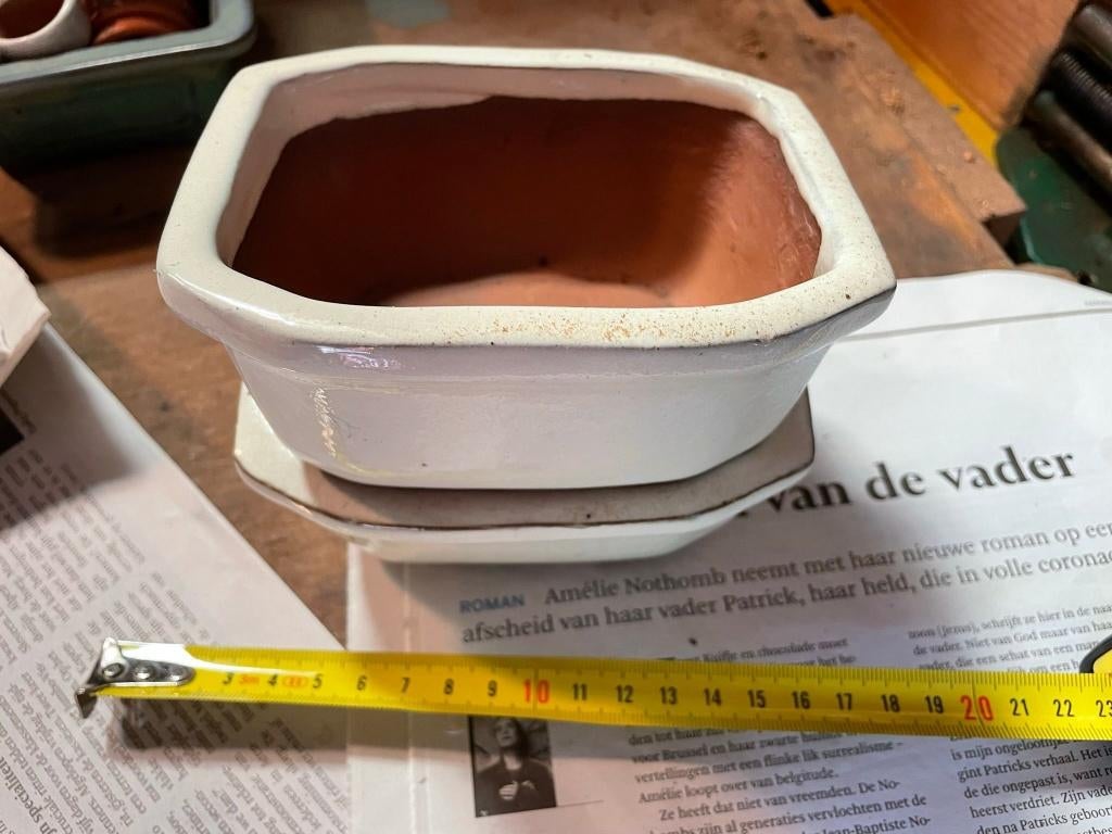 bonsaipotten met onderschaal, Tuin en Terras, Ophalen