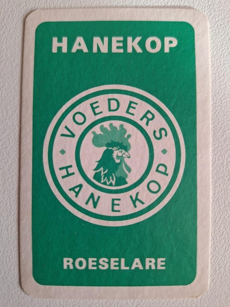 Oude speelkaart voeders Hanekop Roeselare, Ophalen of Verzenden, Zo goed als nieuw