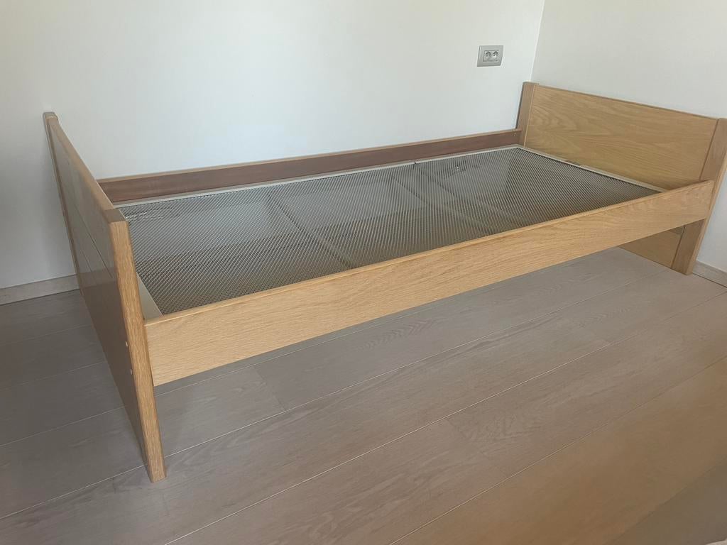 Eenpersoonsbed met bodem en matras, Huis en Inrichting, Slaapkamer | Matrassen en Bedbodems, Ophalen, Zo goed als nieuw, Matras
