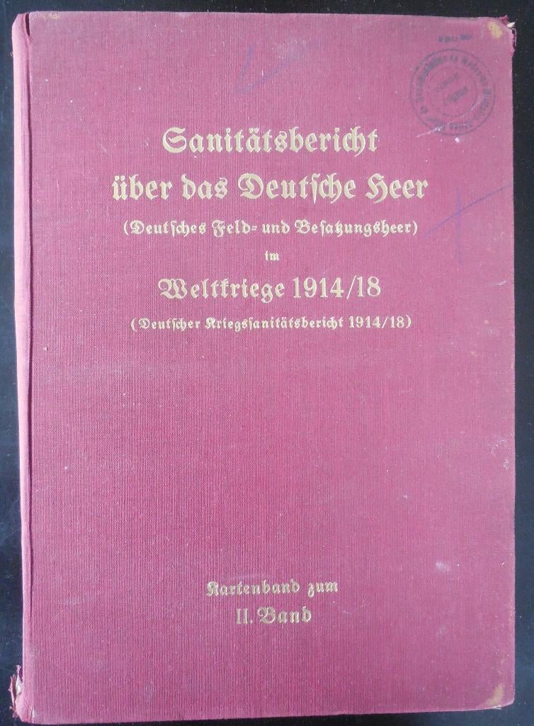 Sanitätsbericht über das Deutsche Heer, Enlèvement ou Envoi