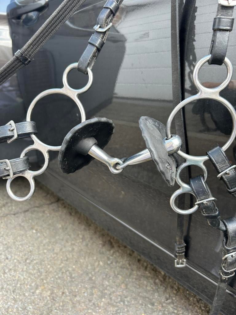 Enkelgebroken pessoa bit maat 12,5 cm te koop., Dieren en Toebehoren, Ophalen of Verzenden, Gebruikt, Springen