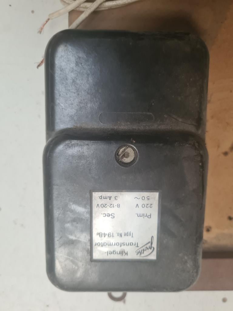 transformator Graetz Klingel-Transformator, Doe-het-zelf en Bouw, Elektriciteit en Kabels, Gebruikt, Overige typen, Ophalen