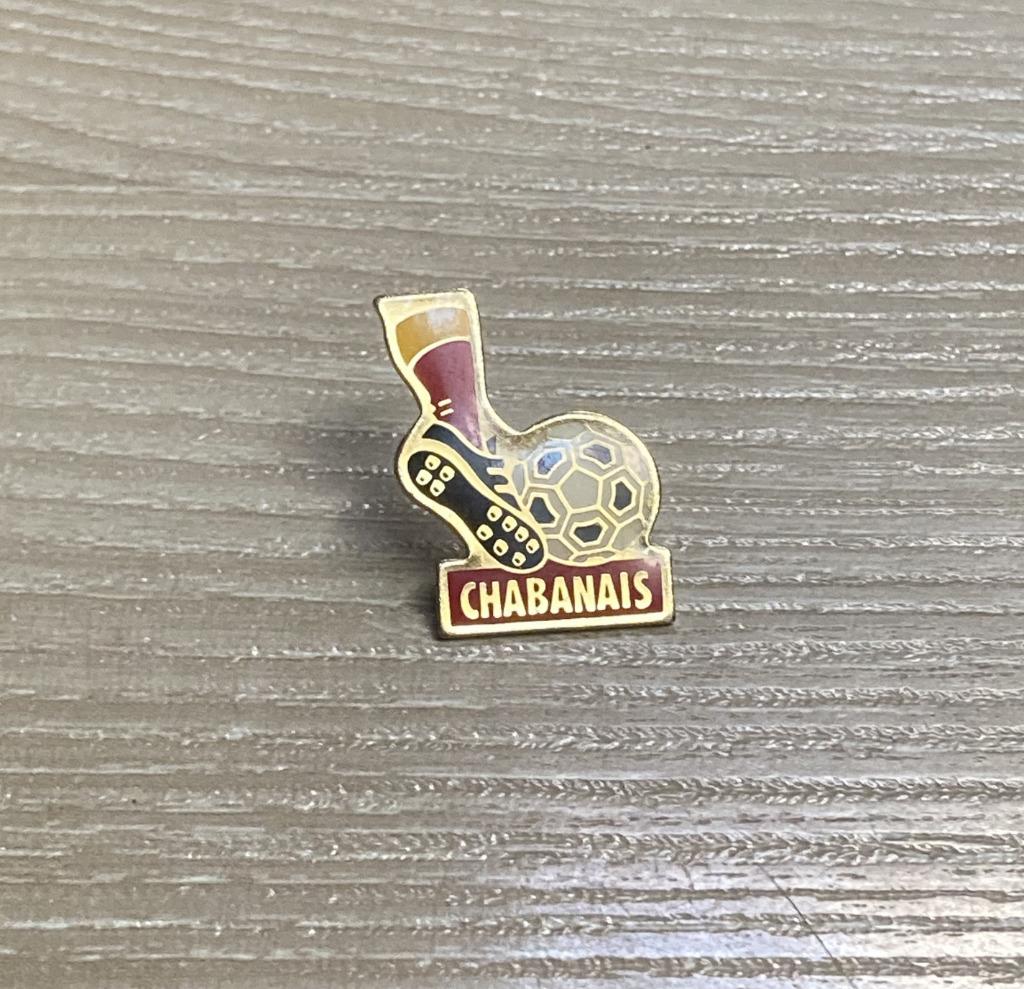 PIN - CHABANAIS - FOOTBALL - VOETBAL, Envoi, Utilisé, Sport, Insigne ou Pin's