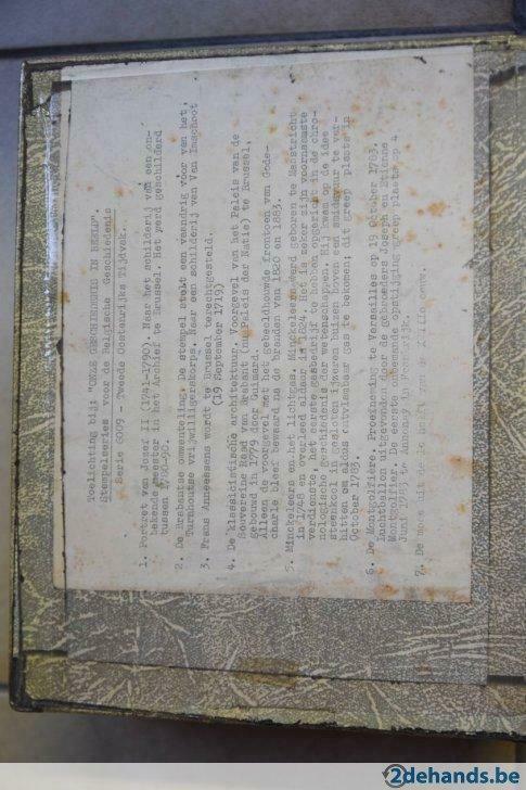 Stempels.  Geschiedenis. Serie 6009  Tweede Oostenrijkse, Envoi, Utilisé