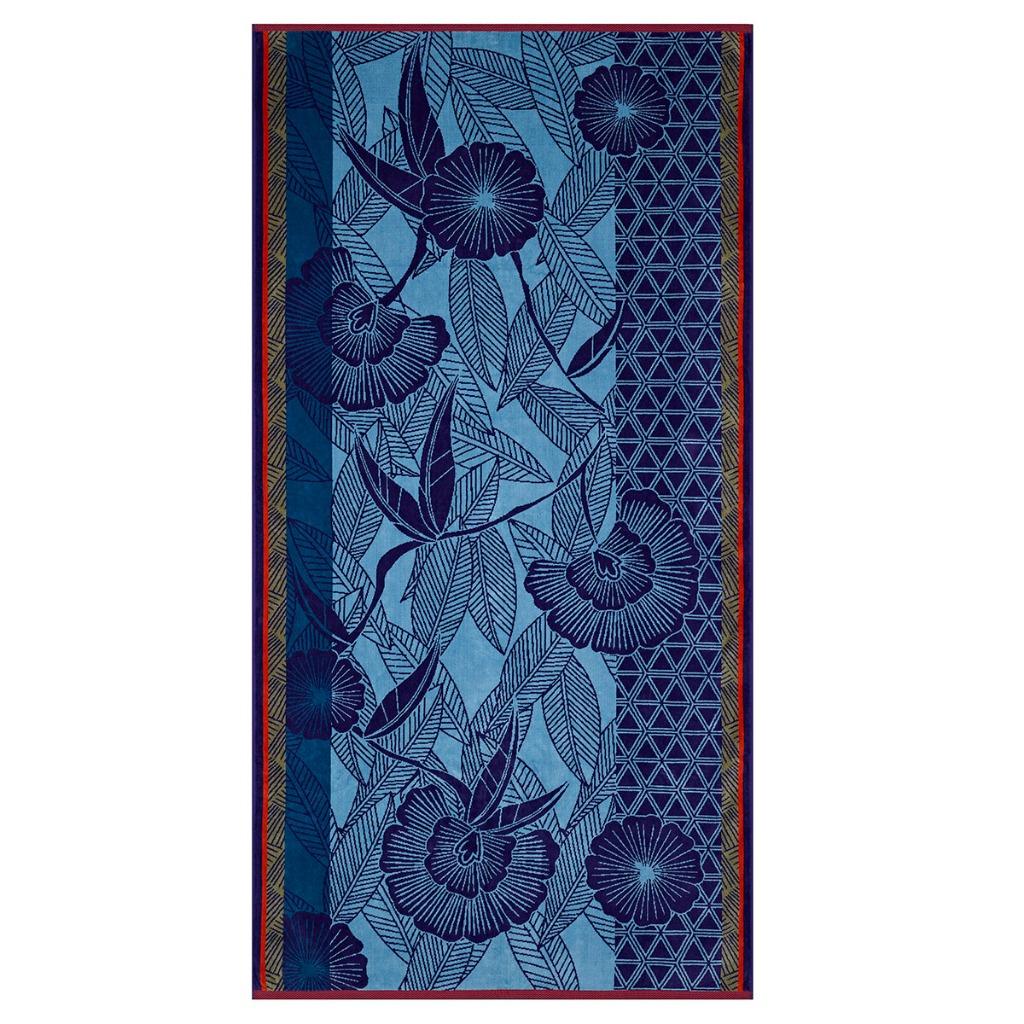 Strandlaken Orinoco Oceania- 200 x100 cm -100% katoen NIEUW!, Ophalen of Verzenden, Nieuw, Blauw, Overige typen