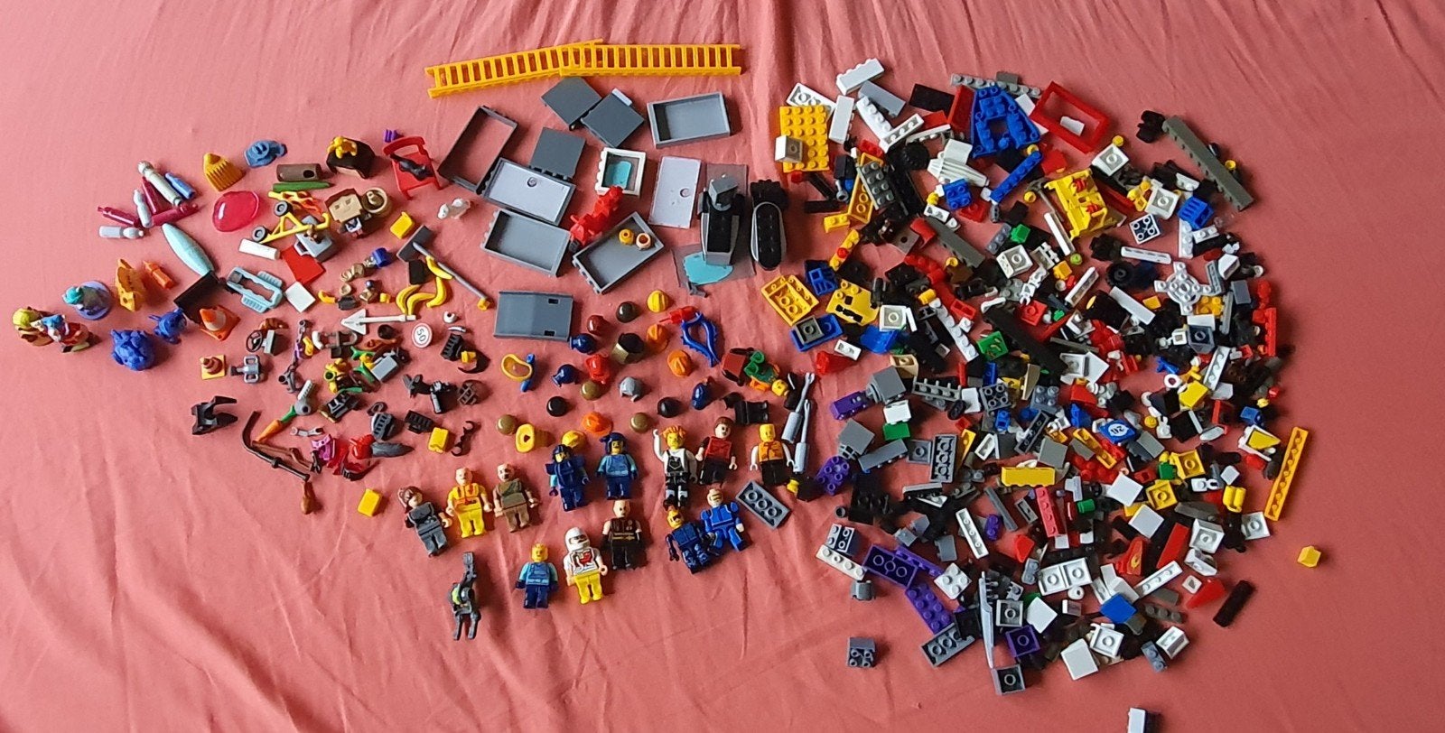 Lot bouwstenen mega bloks en speelgoed, Ophalen