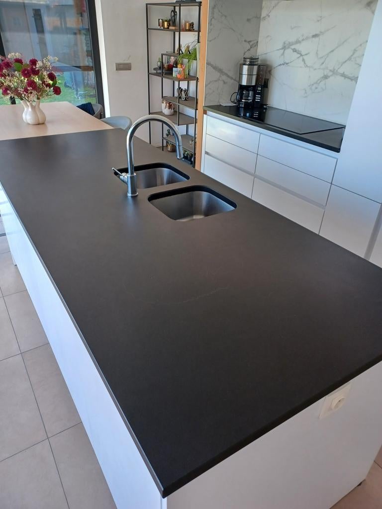 Prijs OTK !Granieten werkblad 3 CM Dikte!, Ophalen, Zo goed als nieuw, Graniet of Steen