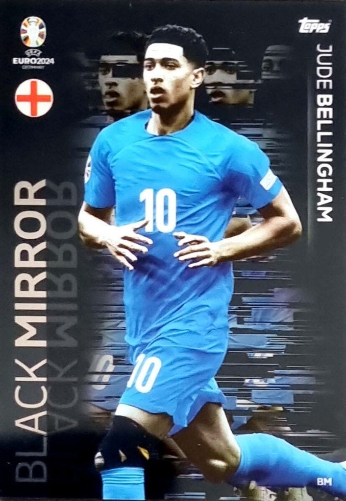 Topps Match Attax Euro 2024 Black Mirror Jude Bellingham, Ophalen of Verzenden, Nieuw, Plaatje