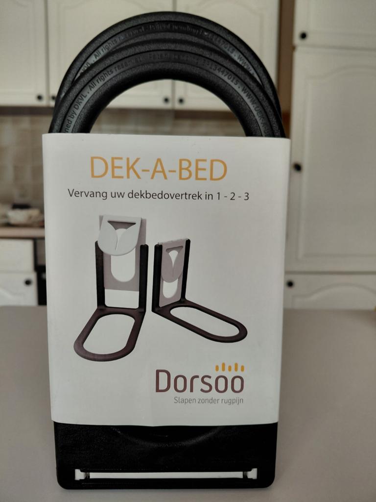 Dorso Dek-a-bed - hulp vervangen dekbedovertrek, Zwart, Dekbedovertrek, Ophalen of Verzenden, Nieuw