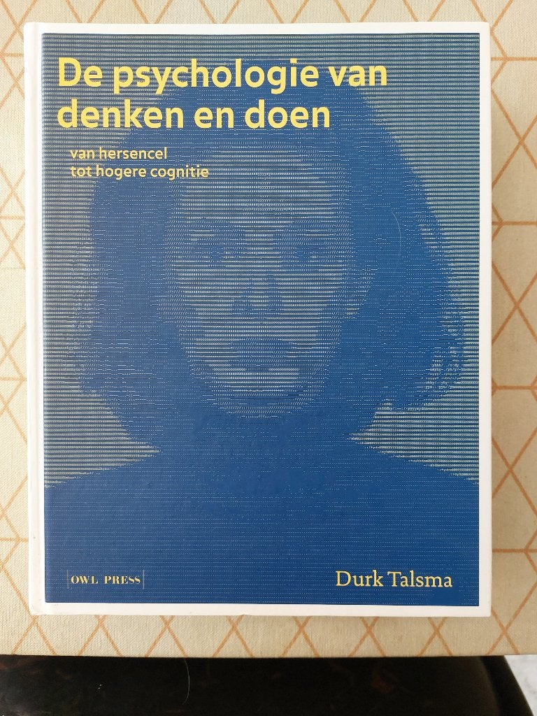 De Psychologie van Denken en Doen: Deel 1, Boeken, Gelezen, Ophalen of Verzenden, Durk Talsma, Cognitieve psychologie