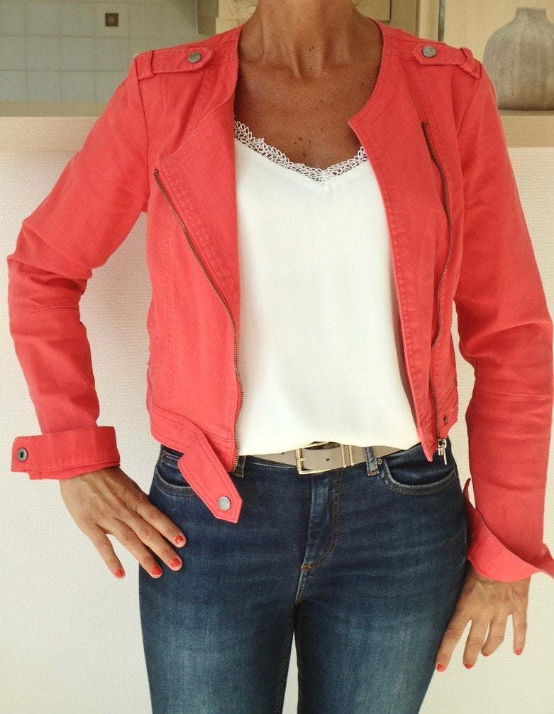 Mooi oranje vestje - Vero Moda, Kleding | Dames, Truien en Vesten, Vero Moda, Oranje, Ophalen of Verzenden, Zo goed als nieuw