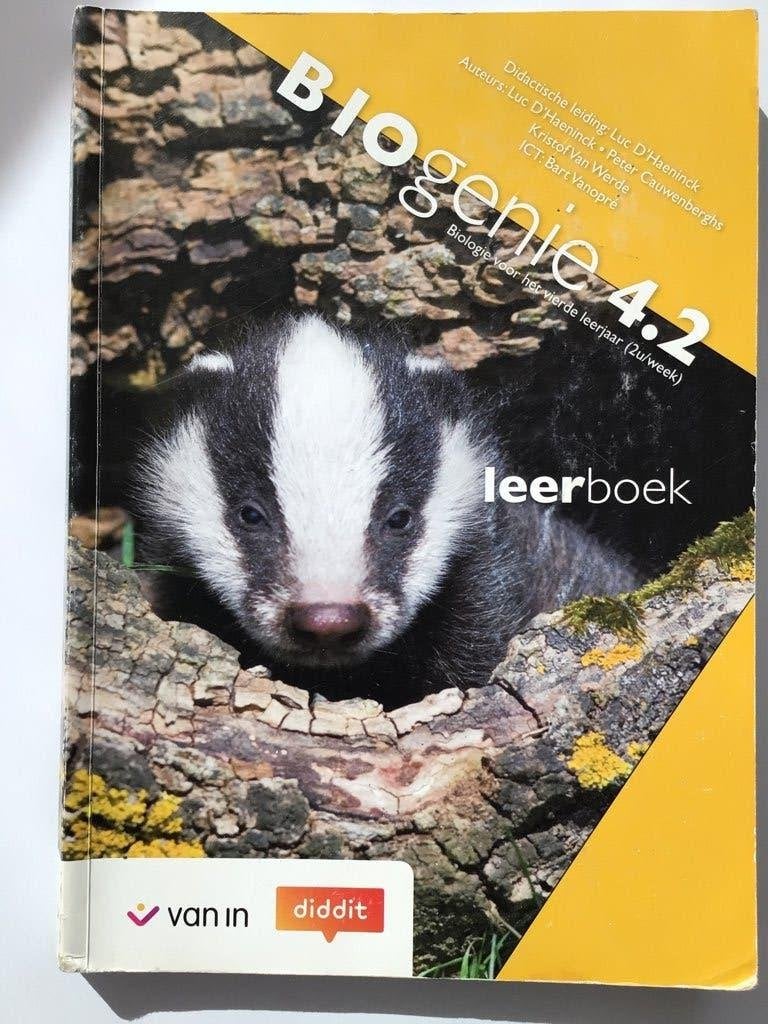 Biogenie 4.2 leerboek, Ophalen, Zo goed als nieuw, Biologie