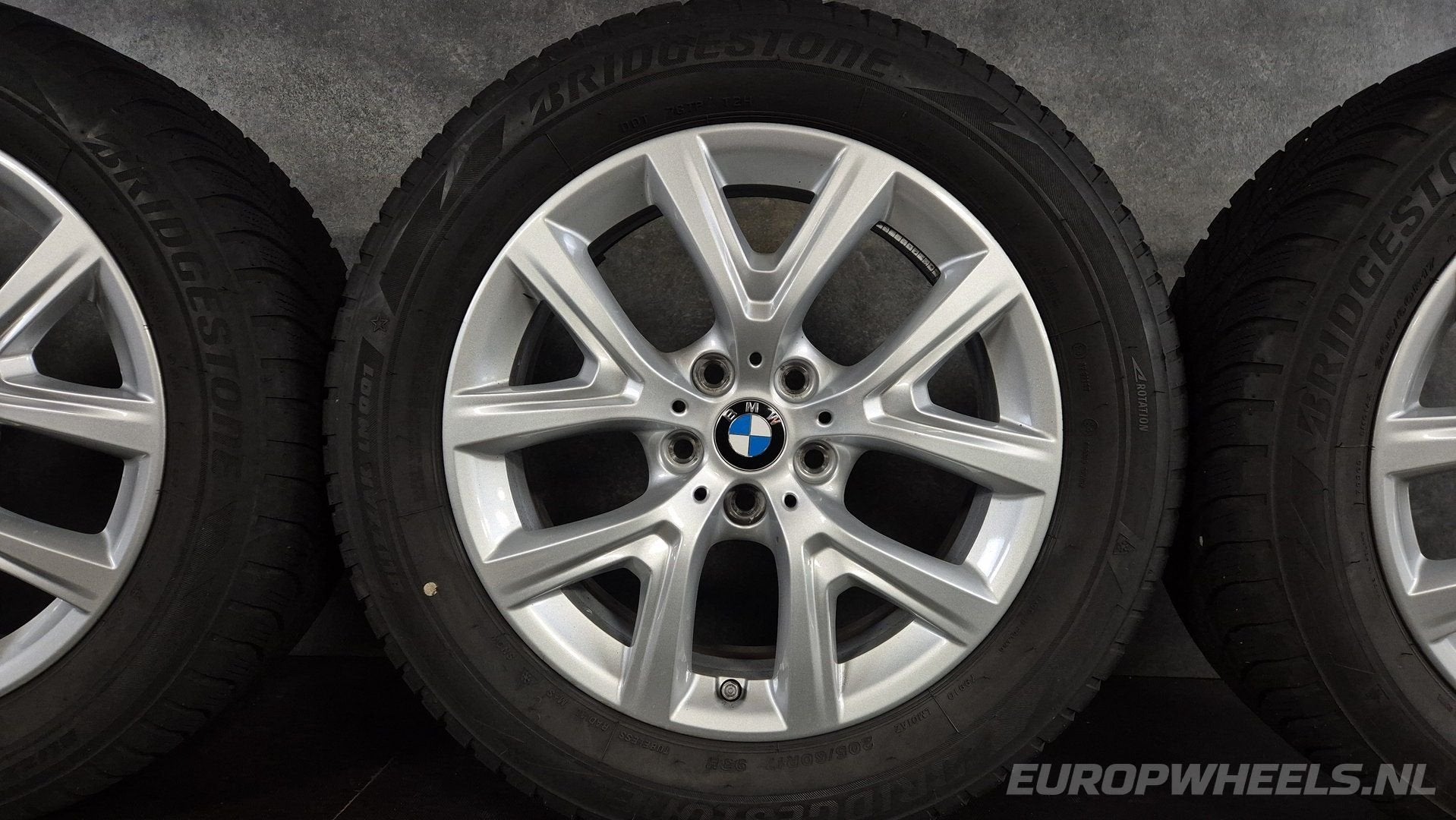 17 inch BMW velgen winterbanden X1 F48 X2 F39 Styling 574, Gebruikt, -, -, Banden en Velgen