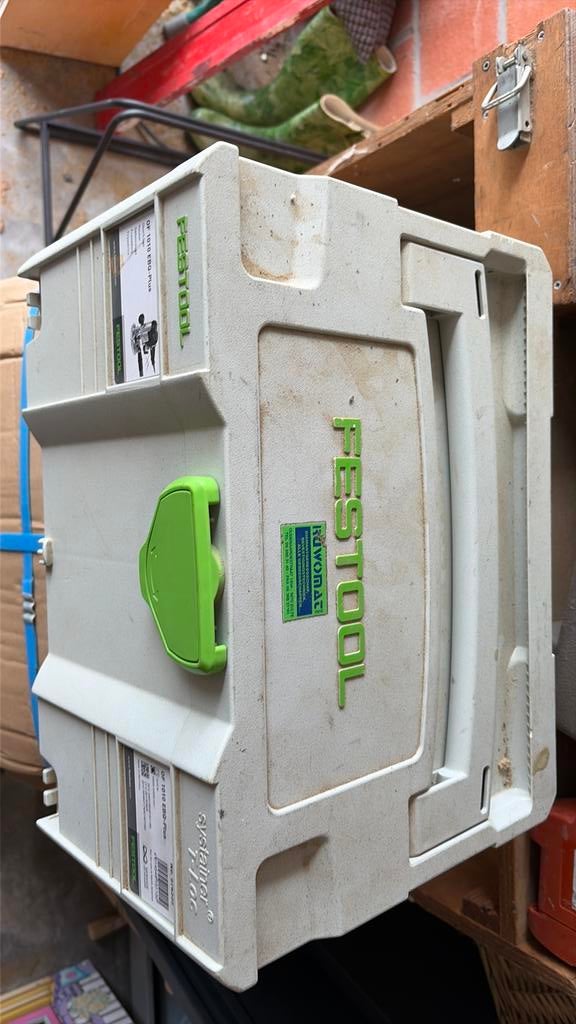 Festool bovenfrees, Ophalen, Gebruikt