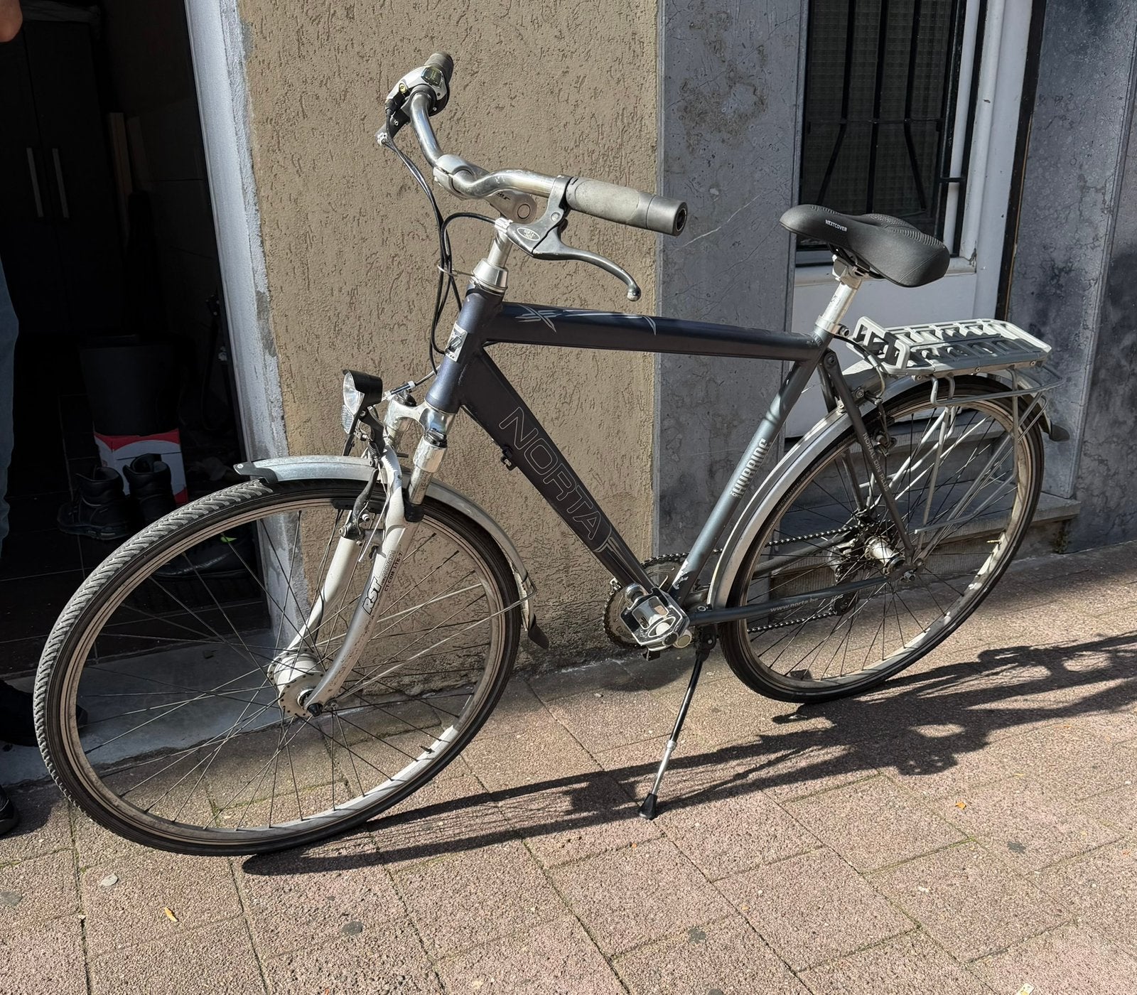 Norta herenfiets, Gebruikt, Velgrem, Versnellingen, 53 tot 57 cm
