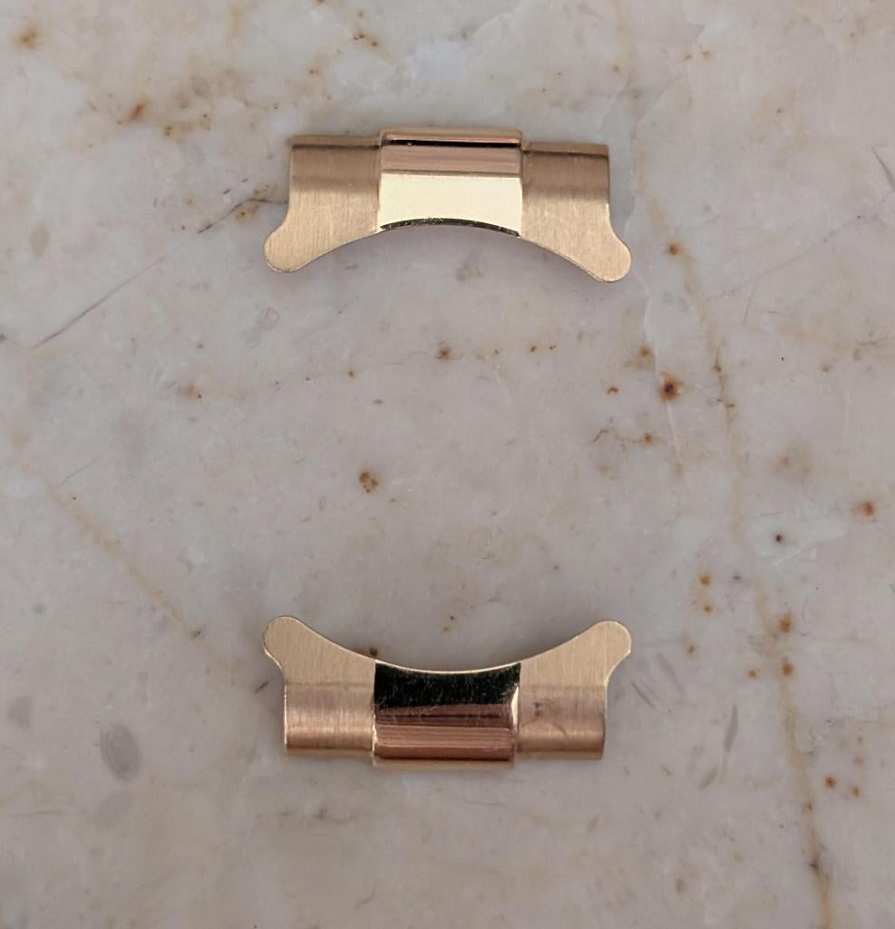 Rolex Oyster maillons d'extrémité or jaune 20mm orgin. (104), Montre-bracelet, Rolex, Enlèvement ou Envoi, Comme neuf