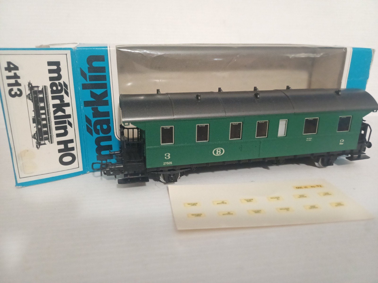 Marklin NMBS donderbus 3eklas, Wisselstroom, Gebruikt, Wagon, Ophalen of Verzenden