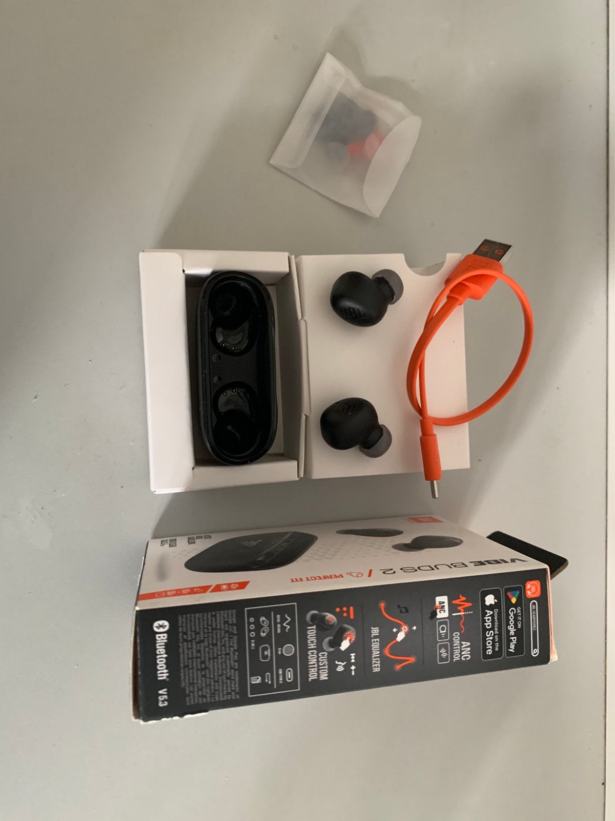 Écouteurs JBL Vibe Buds 2 – Occasion – Très bon état, Ophalen, Zo goed als nieuw