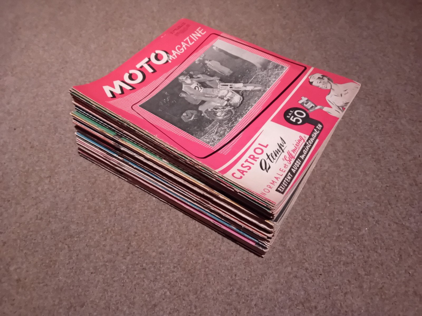 moto magazine 1953-1955, Boeken, Motoren, Ophalen of Verzenden