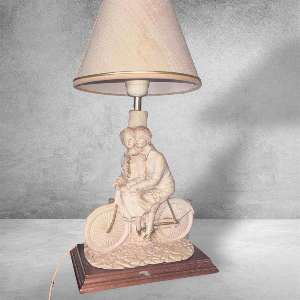 Lampe vintage, Comme neuf, Crème, Autres formes, 25 à 50 cm