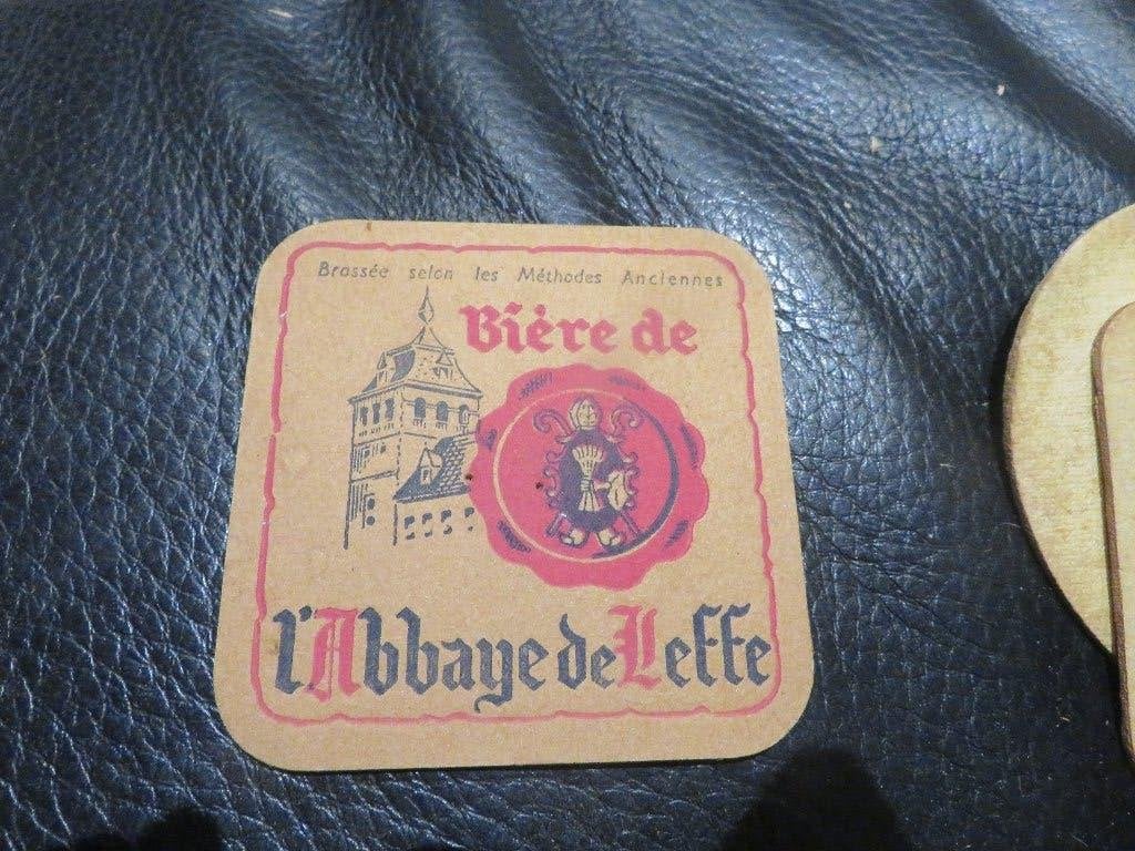 bierviltje biere de l,abbaye de Leffe, Verzamelen, Ophalen of Verzenden, Zo goed als nieuw, Viltje(s), Leffe