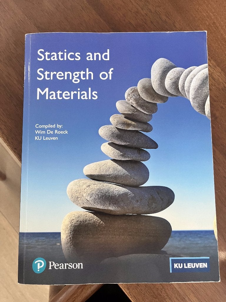 Statics and Strength of materials, Wim De Roeck, Boeken, Ophalen of Verzenden, Zo goed als nieuw, Pearson, Overige wetenschappen