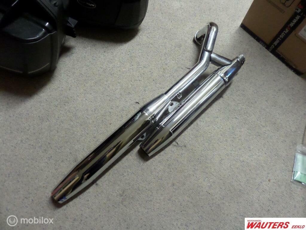 Uitlaatdemper dragstar 650, Motoren, Gebruikt, Ophalen of Verzenden